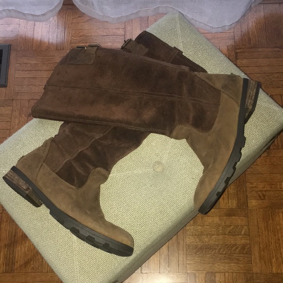 Sorel Shoes - Sorel suede and leather boots - 8.5